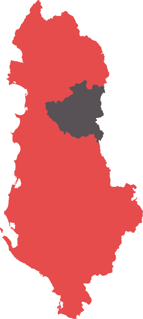 Dibra location on Albania map