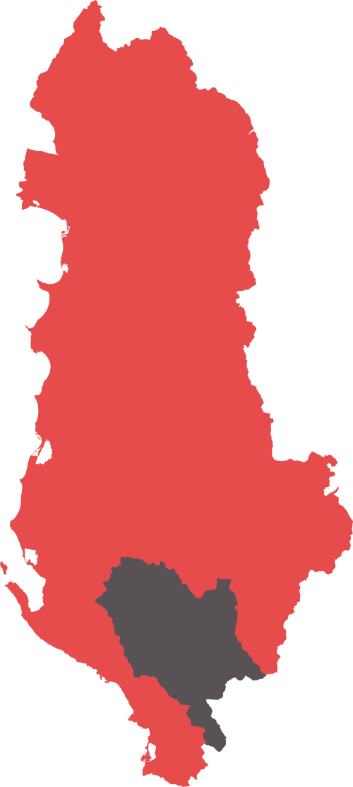 Gjirokastër location on Albania map