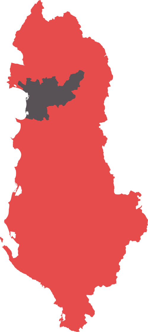 Lezhë location on Albania map