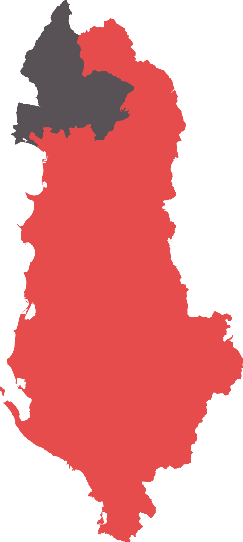 Shkodër location on Albania map