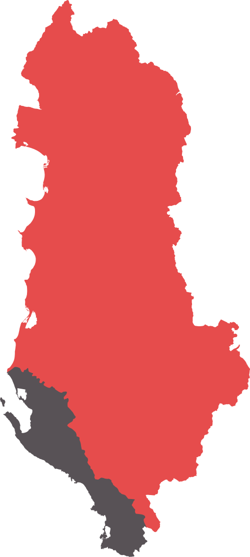 Vlorë location on Albania map
